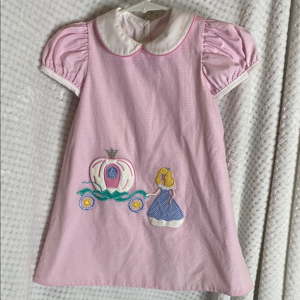 Mulberry St. Pink Dress with Carriage and Princess Design